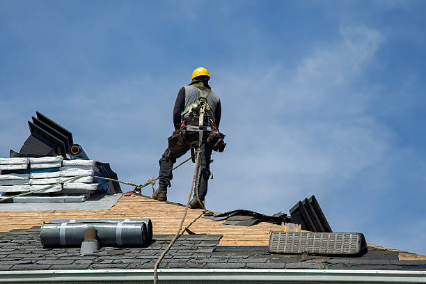 Professional Roof Installation technician working in Ashton, ID